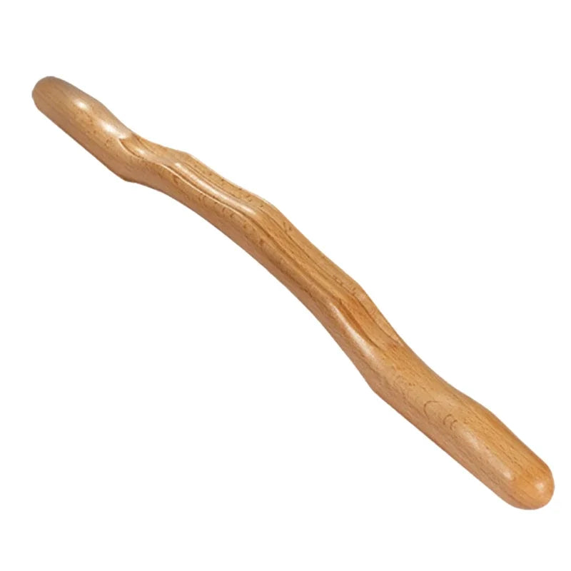 8/20 Beads Rolling Pin Universal Back Needle Massage Tendons Beech Wood Scraping Stick Point Treatment Guasha Relax Therapy Tool