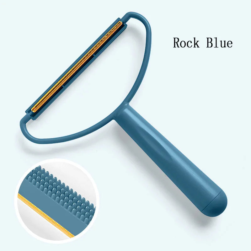 Professional title: "Portable Double Sided Tweed Coat Manual Lint Remover for Clothes - Gentle Hair Ball Trimmer and Cleaner"