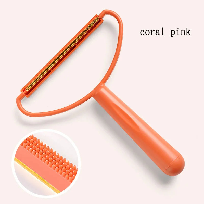 Professional title: "Portable Double Sided Tweed Coat Manual Lint Remover for Clothes - Gentle Hair Ball Trimmer and Cleaner"